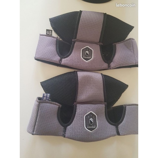 Bombe samshield noire taille m avec mousse 58 et 61