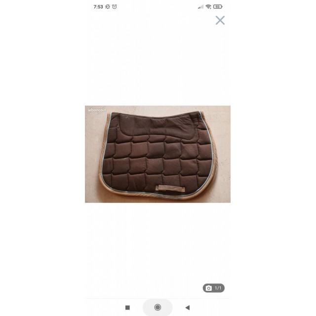 Tapis marron renforcé amortisseur