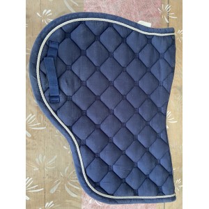 Tapis de selle bleu marine taille cheval