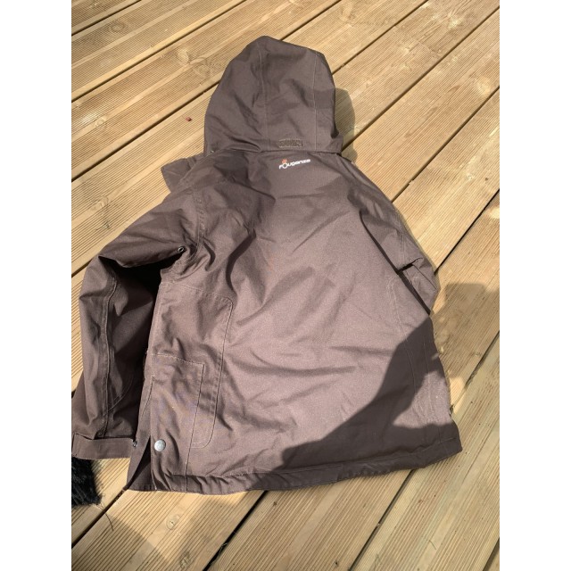 Manteau marron en 8 ans