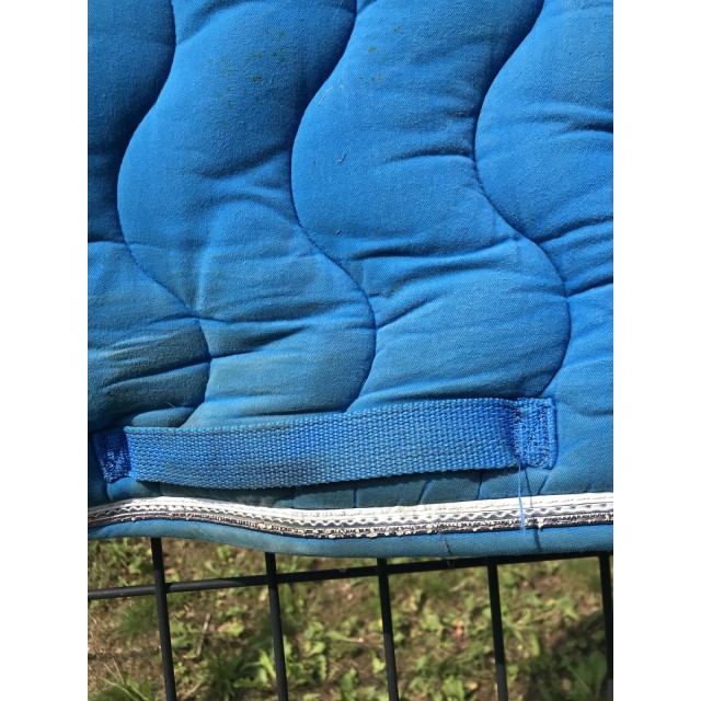 Tapis equithème bleu roi