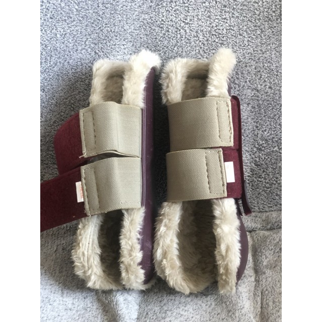 Guêtres norton bordeau