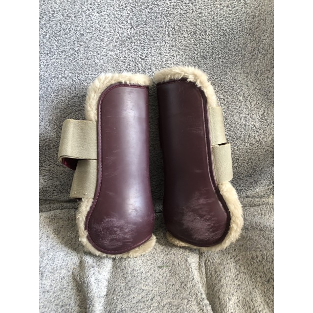 Guêtres norton bordeau