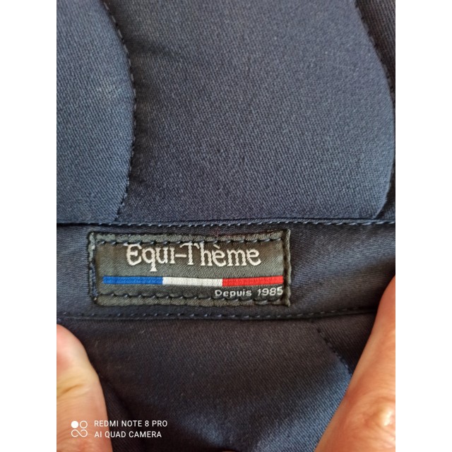Tapis Equi-Thème taille poney bleu marine