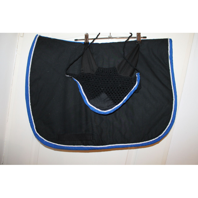 Ensemble noir et bleu roi