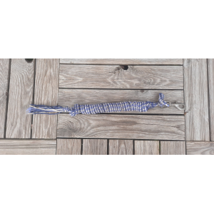 Longe marine blanc et bleu clair