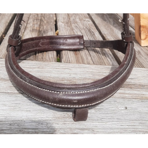 Muserolle pour tétière anatomique taille cheval cuir