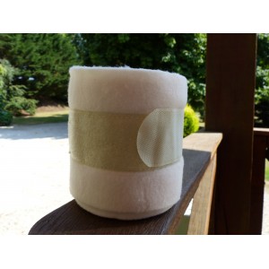 Bandes de polo blanc cassé