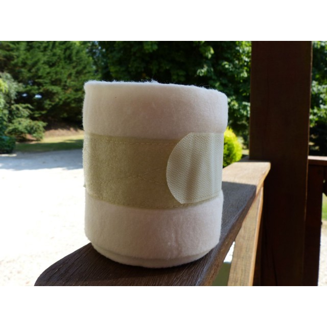 Bandes de polo blanc cassé