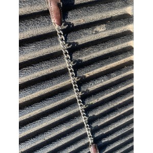 Frontal chaîne argent