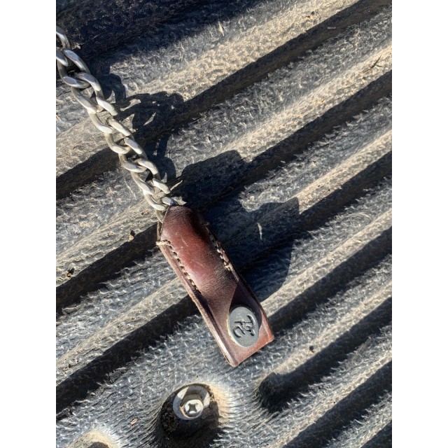 Frontal chaîne argent
