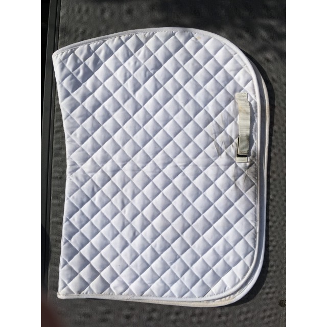 Tapis de selle, blanc décathlon