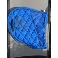 Tapis de selle, bleu électrique