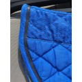 Tapis de selle, bleu électrique