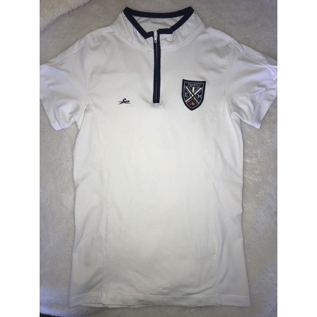 Polo blanc equitheme