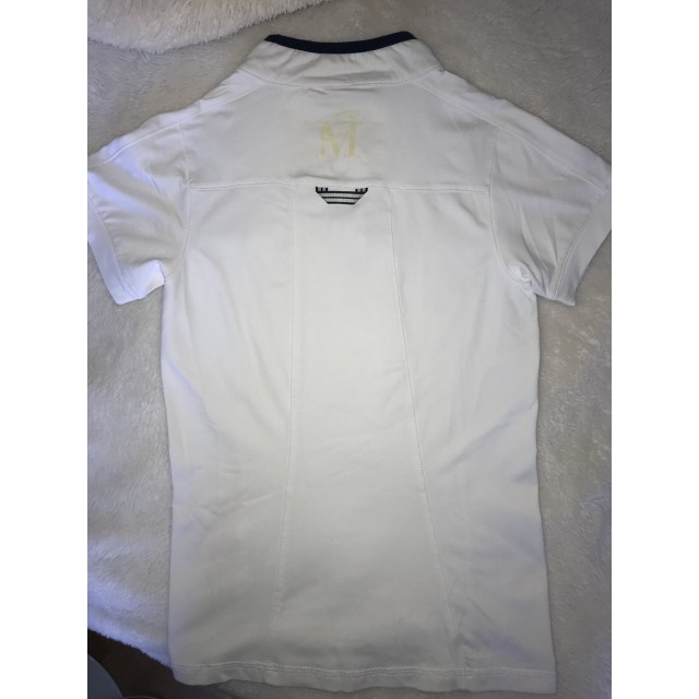 Polo blanc equitheme