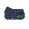Tapis de Selle CSO Noir-Vert Acidulé