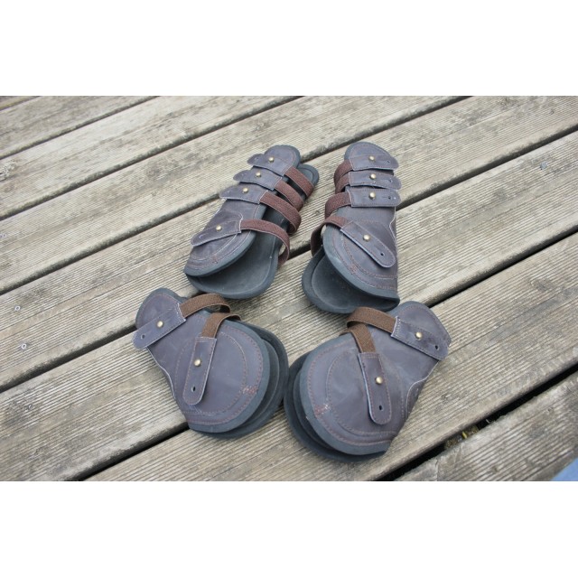 Ensemble guêtres et protèges boulets