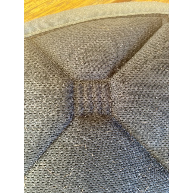 Ensemble tapis/bonnet flamand rose