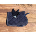 Tapis et bonnet bleu marine equitheme