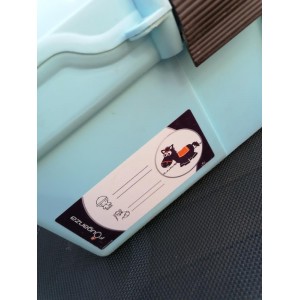 Boite de pansage bleu