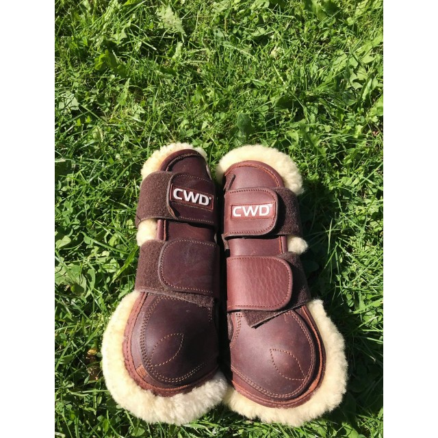 Guettre antérieur et postérieur velcro mouton taille 2 (cob)