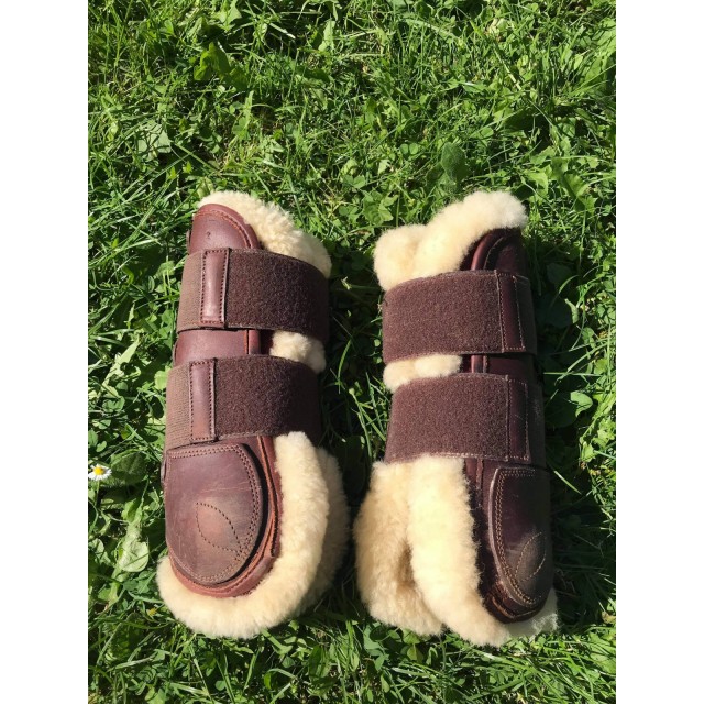 Guettre antérieur et postérieur velcro mouton taille 2 (cob)