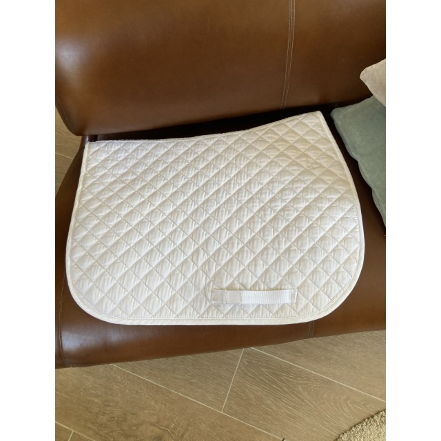 Tapis poney blanc