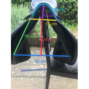 Selle Prestige noire mixte