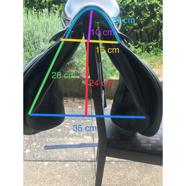 Selle Prestige noire mixte