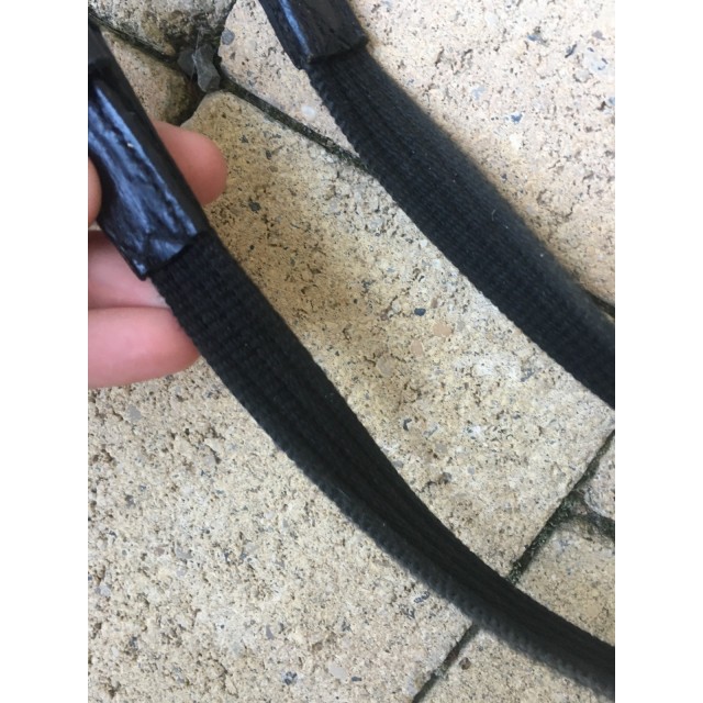 Rênes allemandes noires en corde