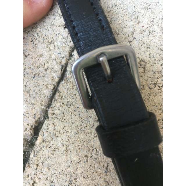 Rênes allemandes noires en corde