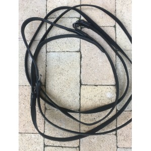 Rênes allemandes noires en corde