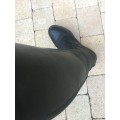 Bottes en cuir noir