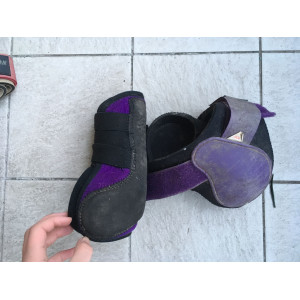 Guêtres+protège-boulets violet