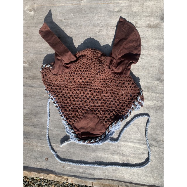 Bonnet Fouganza marron et bleu