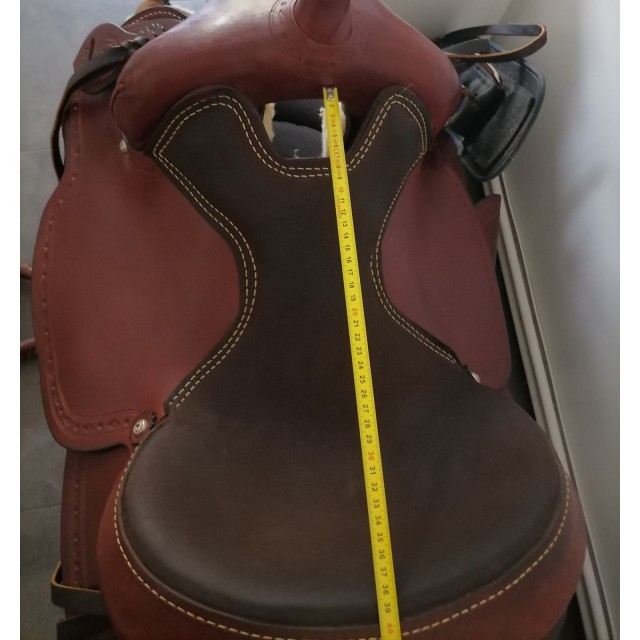 Selle western CONTINENTAL toute équipée + bride + collier neufs