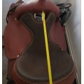Selle western CONTINENTAL toute équipée + bride + collier neufs