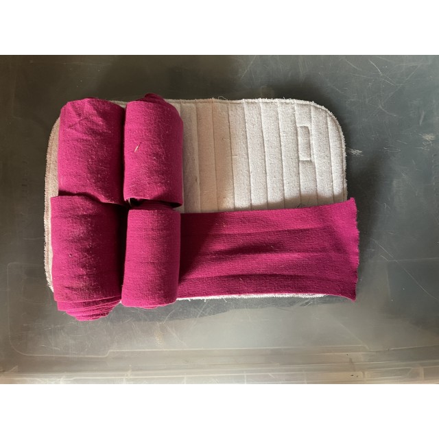 Bandes de repos rose