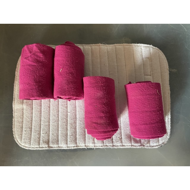 Bandes de repos rose