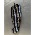 Couvre reins bleu et marron