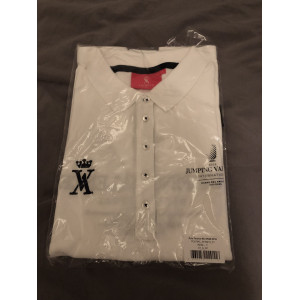 Polo blanc du jumping de Valence