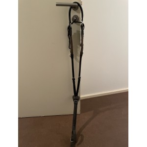 Collier de chasse marron taille cheval