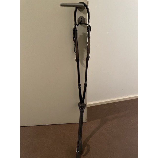 Collier de chasse marron taille cheval