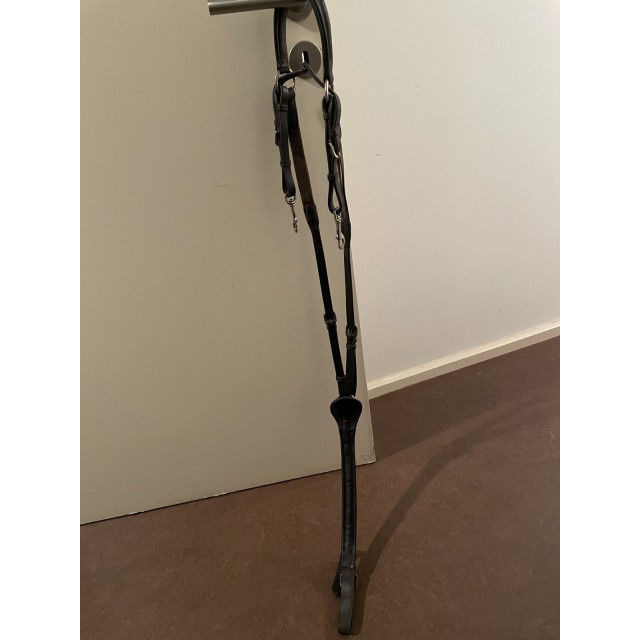 Collier de chasse marron taille cheval