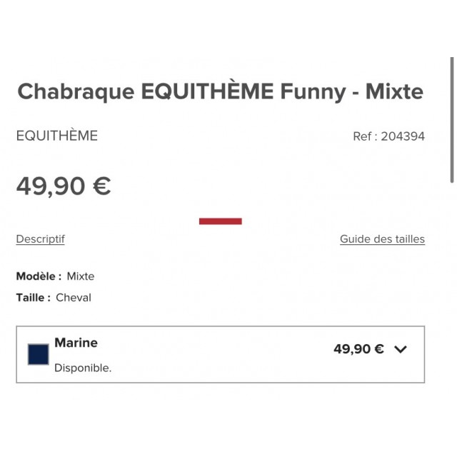 tapis equithème chabraque funny