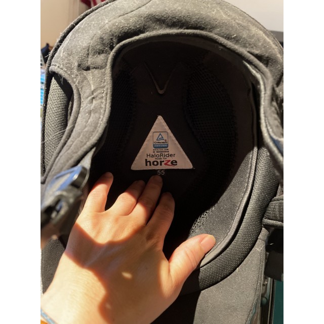 Casque équitation halorider bon état