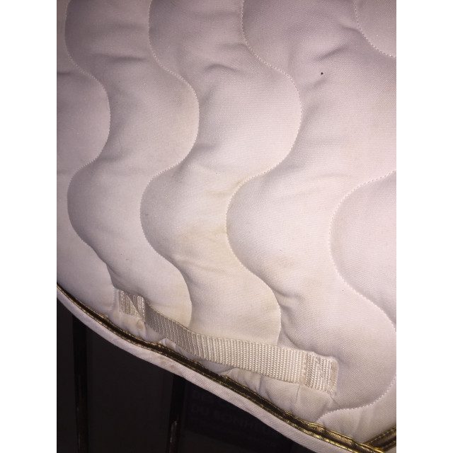 Tapis Paddock Sport blanc/vernis doré