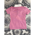 Polo de concours Equi-Thème Mesh enfant, rose
