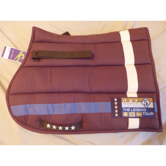 Tapis de selle EQUITHEME CSI 5* The Legend Tour neuf taille poney